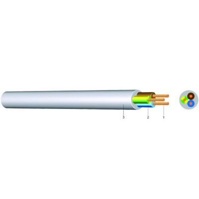 PVC-Schlauchleitung H05VV-F (YMM) 3G1,5 WS Eca Trommel 500 m