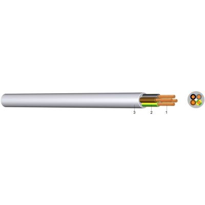 PVC-Schlauchleitung H03VV-F (YML) 3G0,75 BR Eca Ring 50 m