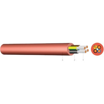 Silikon-Schlauchleitung SiHF 5X1,5 RTBR Eca Ring 100 m