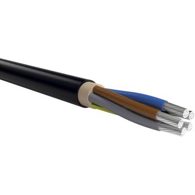 PVC-isolierte Kabel mit Aluminiumleiter E-AYY 4X25 RM SW...