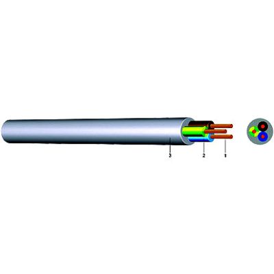 PVC-Schlauchleitung H03VV-F (YML) 2X0,75 SW Eca...