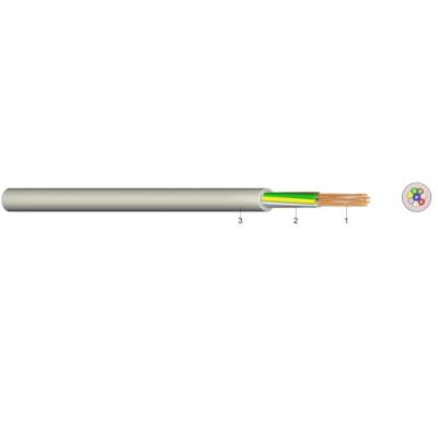 Elektronik-Steuerleitung LiYY 2X0,5 GR Eca Schnittlänge