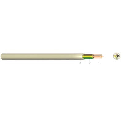 PVC-isolierte Fernmelde-Schlauchdrähte YYSch 10X0,6...