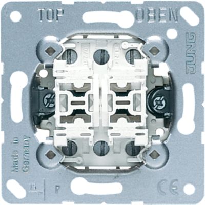 JUNG Wippschalter, 10AX 250V ~, Doppel-Wechsel