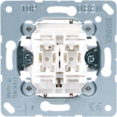 JUNG Jalousie-Wippschalter, 10AX 250V ~, 1-pol. (1Antrieb)