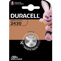 DURACELL Knopfzelle Elektronik Lithium 2430 1Bli=1Stk