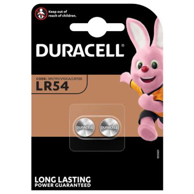 DURACELL Knopfzelle Elektronik Alkaline LR54 1Bli=2Stk