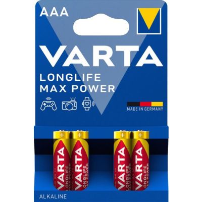 VARTA Batterie Longlife MaxPow. Alka. AAA Micro LR03 1.5V...