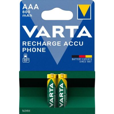 VARTA Akku Recharge Phone Nickel-Hyd AAA HR03 1.2V 800mAh...