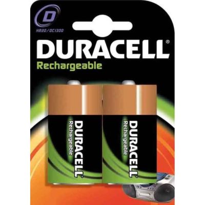 DURACELL Akku NiMh Mono D (HR20) aufladbar 3000mAh B2