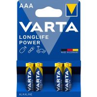 VARTA Batterie Longlife Power Alka. AAA Micro LR03 1.5V 1Bli=4Stk