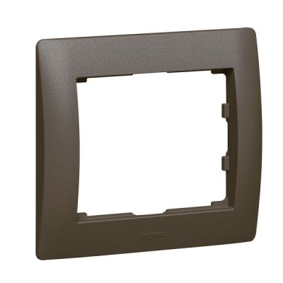 LEGRAND Rahmen 1-fach Galea dark bronze