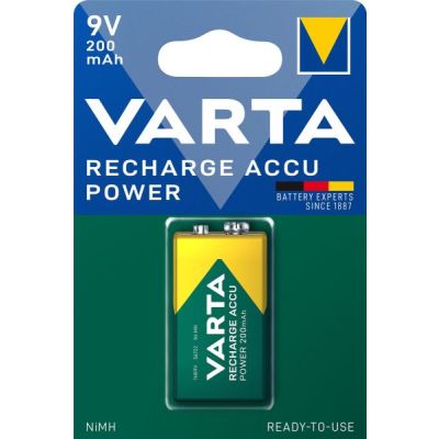 VARTA Akku Recharge Power Nickel-Hyd E-Block 9V 200mAh...