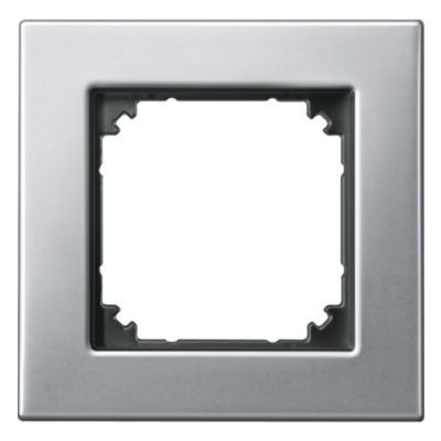 MERTEN M-PLAN-Metallrahmen, 1fach, Platinsilber