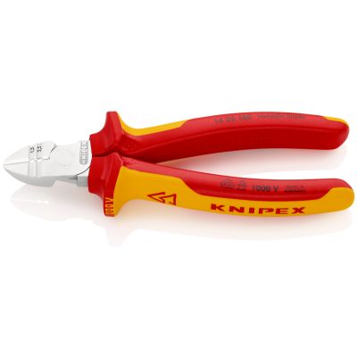 KNIPEX Abisolier-Seitenschneider, VDE, 160 mm, 1,5 + 2,5...