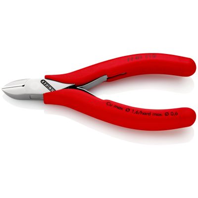 KNIPEX Elektronik-Seitenschneider mit Kunststoff...