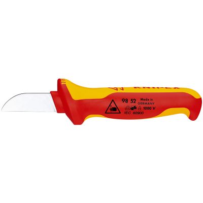 KNIPEX Kabelmesser mit gerader Klinge, 50 mm, VDE 2-K