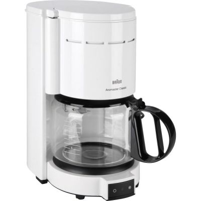 BRAUN HH Kaffeeautomat,10T.,1000W Glaskanne weiss