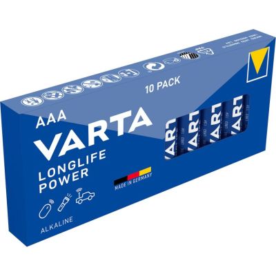 VARTA Batterie Longlife Power Alkaline AAA Micro LR03...