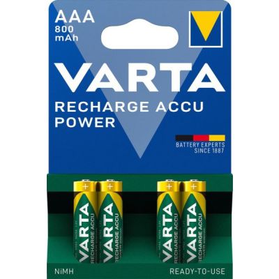 VARTA Akku Recharge Power Nickel-Hyd AAA HR03 1.2V 800mAh...