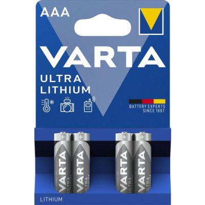 VARTA Batterie Ultra Lithium AAA Micro FR10G445 1.5V...