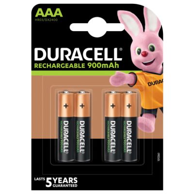 DURACELL Akku NiMH Micro AAA HR03 1.2V 900mAh 1Bli=4Stk