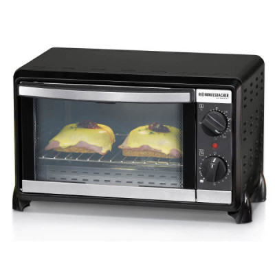 ROMMELSBACHER Minibackofen, 950W,10L.,Timer, schwarz