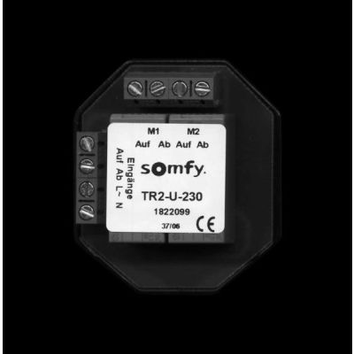 SOMFY TR2-U-230 Trennrelais AP für 2 Antriebe