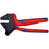 KNIPEX Crimp-Systemzange brüniert 200 mm ohne Einsätze