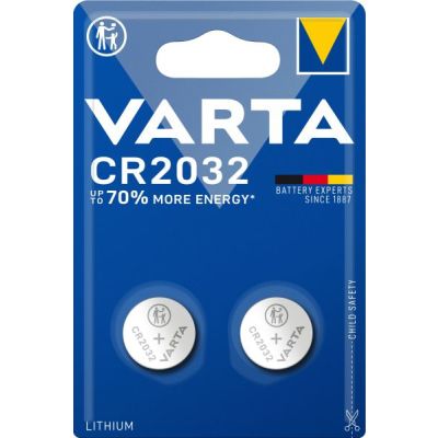 VARTA Knopfzelle Electronics Lithium CR2032 3V 1Bli=2Stk