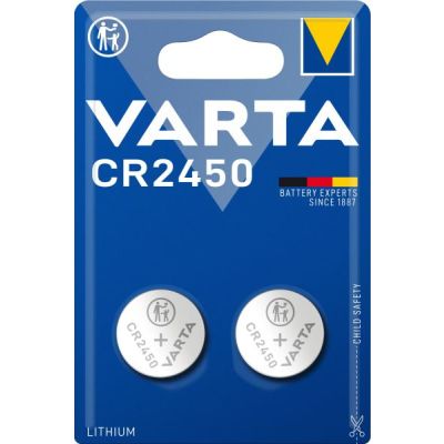 VARTA Knopfzelle Electronics Lithium CR2450 3V 1Bli=2Stk