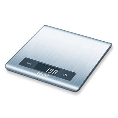 BEURER K&uuml;chenwaage b.5kg 1gTeil Tara LCD edelstahl