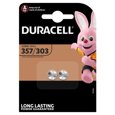 DURACELL Knopfzelle Elektronik Silver Oxide SR44 1Bli=2Stk