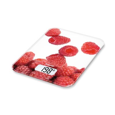 BEURER Küchenwaage b.5kg 1gTeilung Tara LCD Glas berry