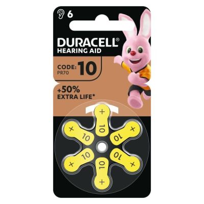 DURACELL Batterie f. Hörgeräte EasyTab 10 ohne...