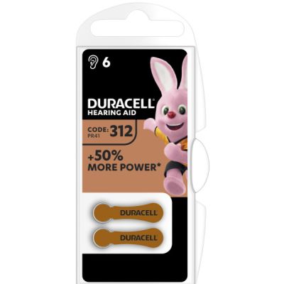 DURACELL Batterie f. Hörgeräte EasyTab 312 ohne...