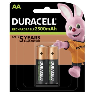 DURACELL Akku Mignon AA HR06 2500mAh 1Bli=2Stk