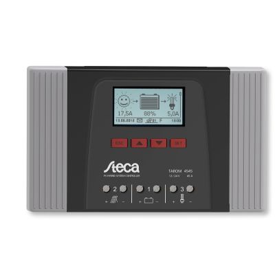 STECA Solarladeregler 12/24V/48V, 45A, LCD