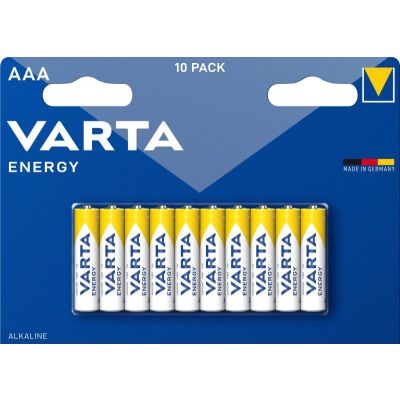 VARTA Batterie Energy Alkaline AAA Micro LR03 1.5V...