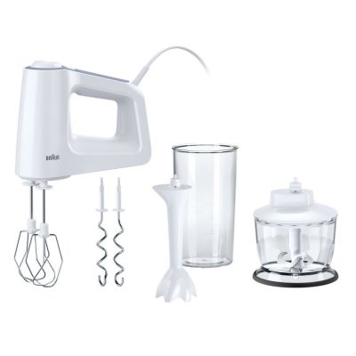 BRAUN HH Handmixer, 500W, 5Stufen, Kunststofffuß,...