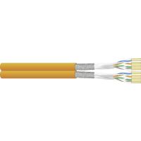 DÄTWYLER Datenkabel Kat7 S/FTP duplex 2x(4x2xAWG23/1) LS0H orange Trommel 500 m