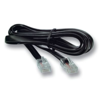 EFB Modularkabel schwarz, 2 x RJ45 (8/8) Stecker, 1:1, 1,0 m