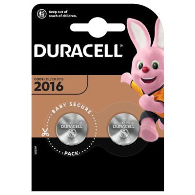 DURACELL Knopfzelle Elektronik Lithium 2016 1Bli=2Stk