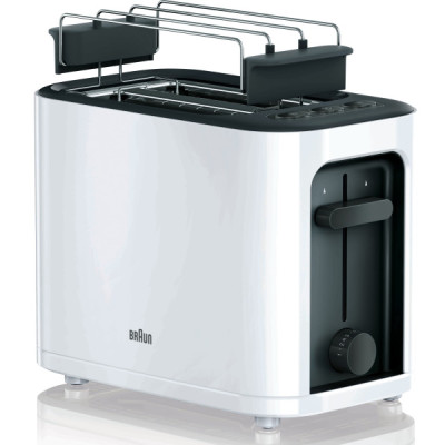 BRAUN HH Toaster, 1000W, 2Schlitz, stufenlos, Auftauf.,...