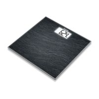 BEURER Personenwaage b.150kg 100gTeil Glas LCD-Anzeige slate