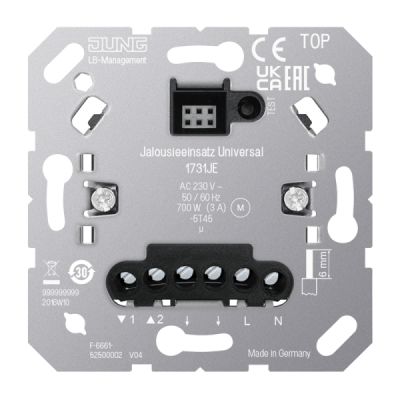 JUNG Jalousieeinsatz Universal, mit Nebenstelleneingang