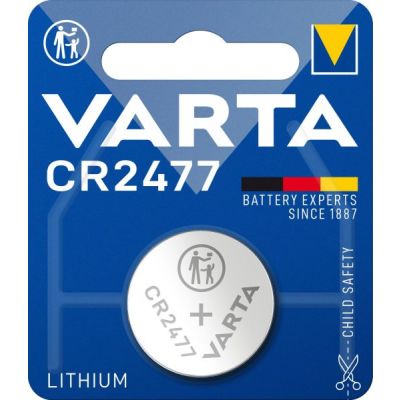 VARTA Knopfzelle Electronics Lithium CR2477 3V 1Bli=1Stk