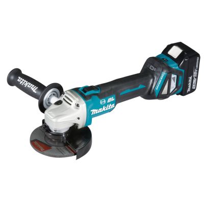 MAKITA Akku-Winkelschleifer 18V/2x5Ah M14x2 DM125mm...