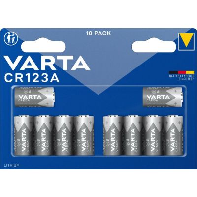 VARTA Photobatterie Lithium CR123A/CR17345 3V 1BLI=10Stk