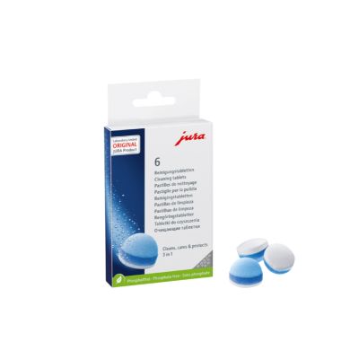 JURA Reinigungstabletten 3-Phasen pro Packung m.6 Tabs